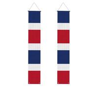Drapeau néerlandais imprimé pour de nombreuses occasions à suspendre n'importe où, bannière décorative, célébrations, fournitures de fête de remise de diplôme