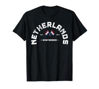 Drapeau néerlandais Pays-Bas Europe du Nord-Ouest Voyage Hollande T-Shirt