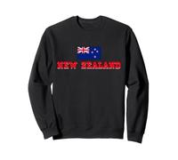 Drapeau néo-zélandais néo-zélandais rétro Vintage Sweatshirt