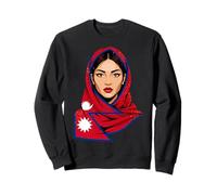 Drapeau Népal Femme Népalaise Racines Sweatshirt