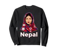 Drapeau Népal Femme Népalaise Racines Sweatshirt