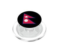 Drapeau népalais du Népal PopSockets PopGrip pour MagSafe