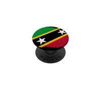 Drapeau névisien Vintage Saint Kitts et Nevis PopSockets PopGrip Adhésif