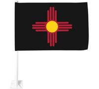 Drapeau New Mexico Uv Fade Résistant Drapeau De La Fierté Durable Bannière De Cour Pour Ferme Porche Bureaux 3X5 Ft