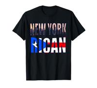 Drapeau New York Rican Heritage Puerto Rico T-Shirt