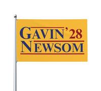Drapeau Newsom 2028 4x6, Gavin-Newsom candidat à la présidence, bannière pour l'extérieur et l'intérieur du jardin