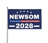 Drapeau Newsom 2028 4x6, Gavin-Newsom candidat à la présidence, bannière pour l'extérieur et l'intérieur du jardin