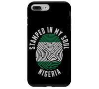 Drapeau Nigeria estampillé dans My Soul Naija Design Nigerian Pride Coque pour iPhone 7 Plus/8 Plus