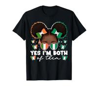 Drapeau Nigérian Irlande Naija Nigeria pour Enfants Filles T-Shirt