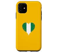 Drapeau Nigérian pour Expatriés Nigérian ou Fier Nigérian Coque pour iPhone 11