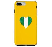 Drapeau Nigérian pour Expatriés Nigérian ou Fier Nigérian Coque pour iPhone 7 Plus/8 Plus