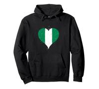 Drapeau Nigérian pour Expatriés Nigérian ou Fier Nigérian Sweat à Capuche