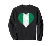 Drapeau Nigérian pour Expatriés Nigérian ou Fier Nigérian Sweatshirt