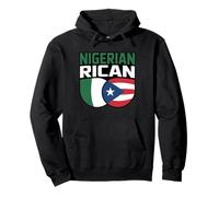 Drapeau nigérian ric portoricain nigérian Nigeria Porto Rico Boricua Sweat à Capuche