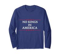 Drapeau No Kings in America Protest Save Democracy Manche Longue
