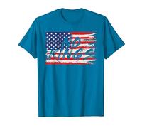Drapeau No Kings Proud to Have No Kings T-Shirt, Homme, Saphir, 3XL