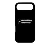 Drapeau Noir de Porto Rico Resiste Boricua Island Flag Taino Art Coque pour iPhone Air