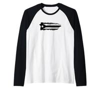 Drapeau Noir de Porto Rico Resiste Boricua Island Flag Taino Art Manche Raglan
