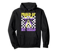 Drapeau non binaire « Proud Of My Child Pride Mom » pour la fête des mères Sweat à Capuche