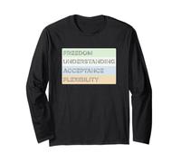 Drapeau Non étiqueté sans étiquette Mois de la fierté LGBTQ+ Identité de Genre Manche Longue