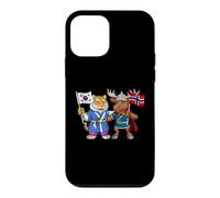 Drapeau Norvège Corée du Sud Racines norvégiano-coréennes Coque pour iPhone 12 Mini