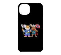 Drapeau Norvège Corée du Sud Racines norvégiano-coréennes Coque pour iPhone 13
