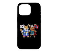 Drapeau Norvège Corée du Sud Racines norvégiano-coréennes Coque pour iPhone 16 Pro