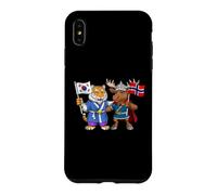 Drapeau Norvège Corée du Sud Racines norvégiano-coréennes Coque pour iPhone XS Max