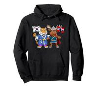 Drapeau Norvège Corée du Sud Racines norvégiano-coréennes Sweat à Capuche