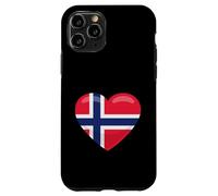 Drapeau norvégien Love Norway Heart Meme Coque pour iPhone 11 Pro