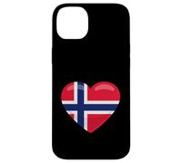 Drapeau norvégien Love Norway Heart Meme Coque pour iPhone 14 Plus
