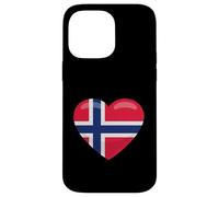 Drapeau norvégien Love Norway Heart Meme Coque pour iPhone 14 Pro Max