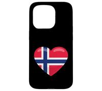 Drapeau norvégien Love Norway Heart Meme Coque pour iPhone 15 Pro