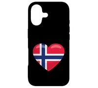 Drapeau norvégien Love Norway Heart Meme Coque pour iPhone 17