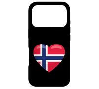 Drapeau norvégien Love Norway Heart Meme Coque pour iPhone 17 Pro