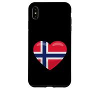 Drapeau norvégien Love Norway Heart Meme Coque pour iPhone XS Max