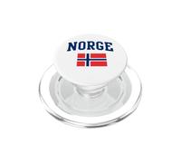 Drapeau norvégien Patrimoine Familial PopSockets PopGrip pour MagSafe