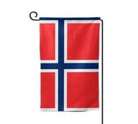 Drapeau norvégien pour l'extérieur - Drapeau de jardin durable, décoration d'été parfaite pour le jardin et la terrasse extérieurs