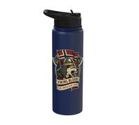 Drapeau norvégien Viking Blood Runs Through My Veins Stainless Steel Insulated Water Bottle