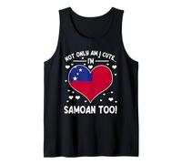Drapeau « Not Only Am I Cute Im Samoan Too » Débardeur