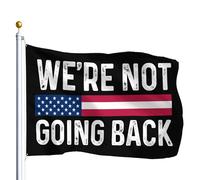 Drapeau Nous ne reviendrons pas positifs Drapeau De Jardin