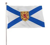 Drapeau Nouvelle-Écosse Canada Bannière pour Bureaux 3x5 FT | Imperméable Drapeau Jardin Double Face Bannière de Cour pour Porche Maison