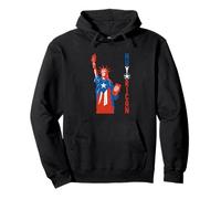 Drapeau nuyoricain New York Porto Rico Rica Taino Boricua Sweat à Capuche