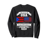 Drapeau nuyoricain New York Porto Rico Rica Taino Boricua Sweatshirt