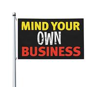 Drapeau Occupe-Toi De Ta Propre Santé Imperméable Décoration De Drapeau Amusant Bannière Décorative Pour D'Intérieur Balcon Ferme 3X5 Ft