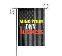 Drapeau Occupe-Toi De Tes Oignons Drapeau De Bienvenue Imprimé Couleurs Vives Bannière, Pour D'Intérieur, Les Bureaux, Les Défilés, 30x45cm