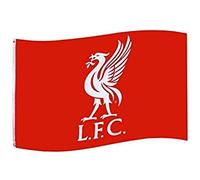 Drapeau officiel Liverpool Football (Premier League 2019) - 100 % polyester - Mesure 1,5 x 0,9 m