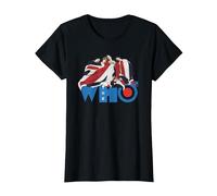 Drapeau Officiel The Who T-Shirt, Femme, Noir, 3XL