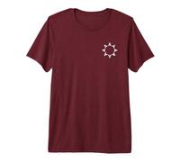 Drapeau Oglala Sioux Tribu du Sud Dakota du Sud T-Shirt Haut de Gamme