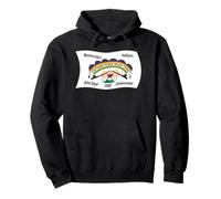 Drapeau ondulé de la rivière Cheyenne Sioux Indiens amérindiens Sweat à Capuche